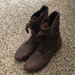 8.5 Steve Madden Combat Boots